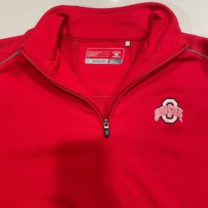 Cutter & Buck Ohio State Buckeyes long sleeve 1/4 zip